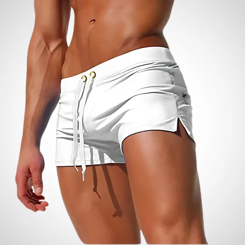 Jacob | Herren Slim Fit Kurze Badeshorts