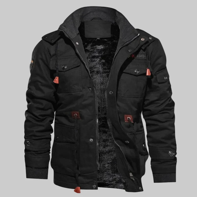 Jason | Herren Gefütterte Taschen Jacke