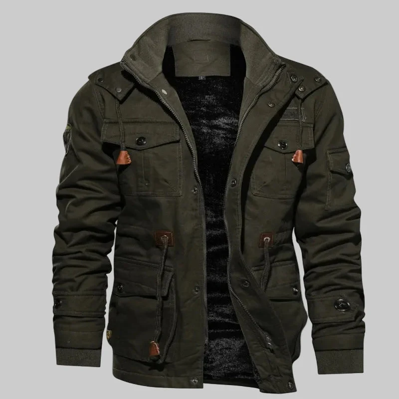 Jason | Herren Gefütterte Taschen Jacke
