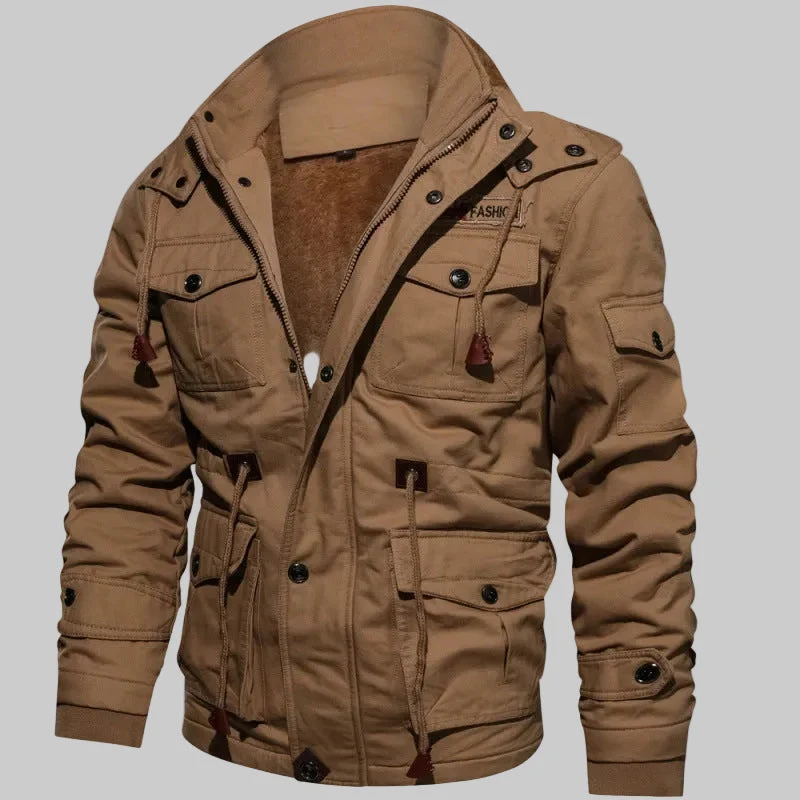 Jason | Herren Gefütterte Taschen Jacke