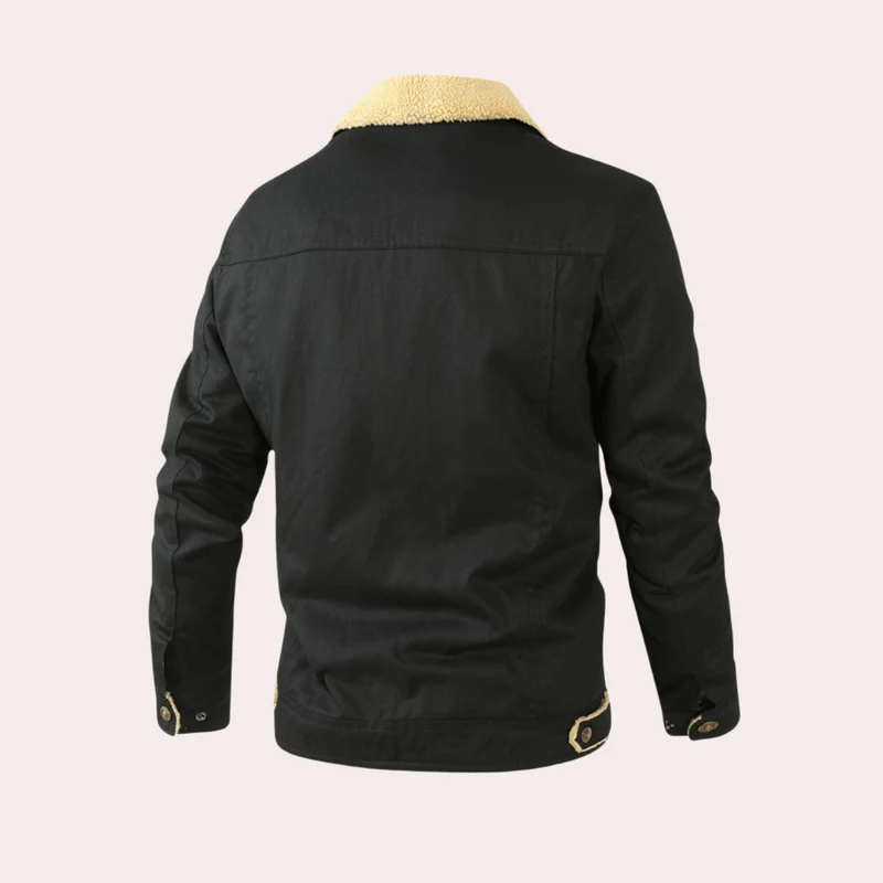 Kevin | Herren Gefütterte Knöpfen Jacke