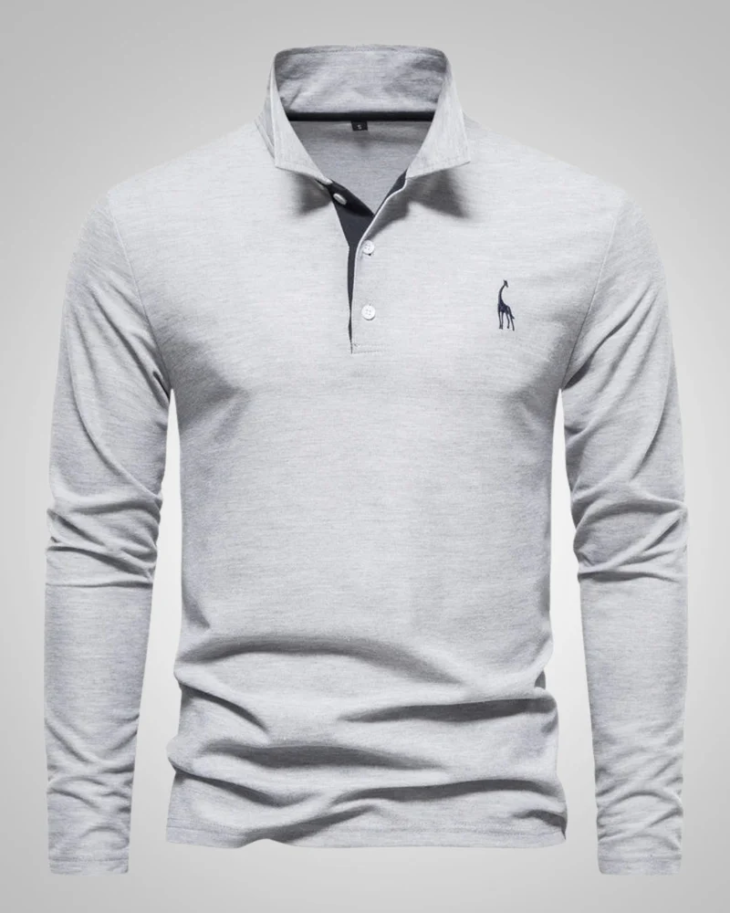 Paul | Herren Legeres Langen Ärmeln Poloshirt