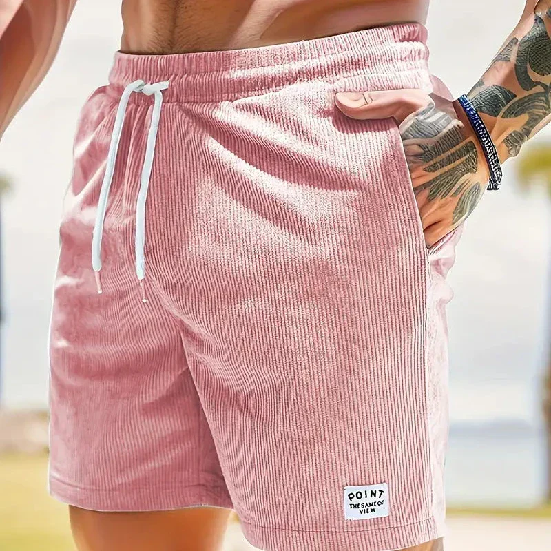 Joshua | Herren Legere strukturierte Shorts