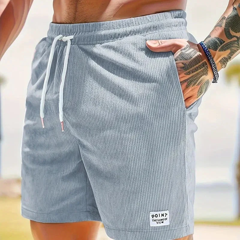 Joshua | Herren Legere strukturierte Shorts