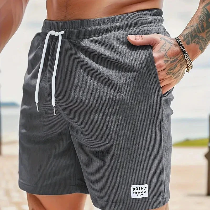 Joshua | Herren Legere strukturierte Shorts