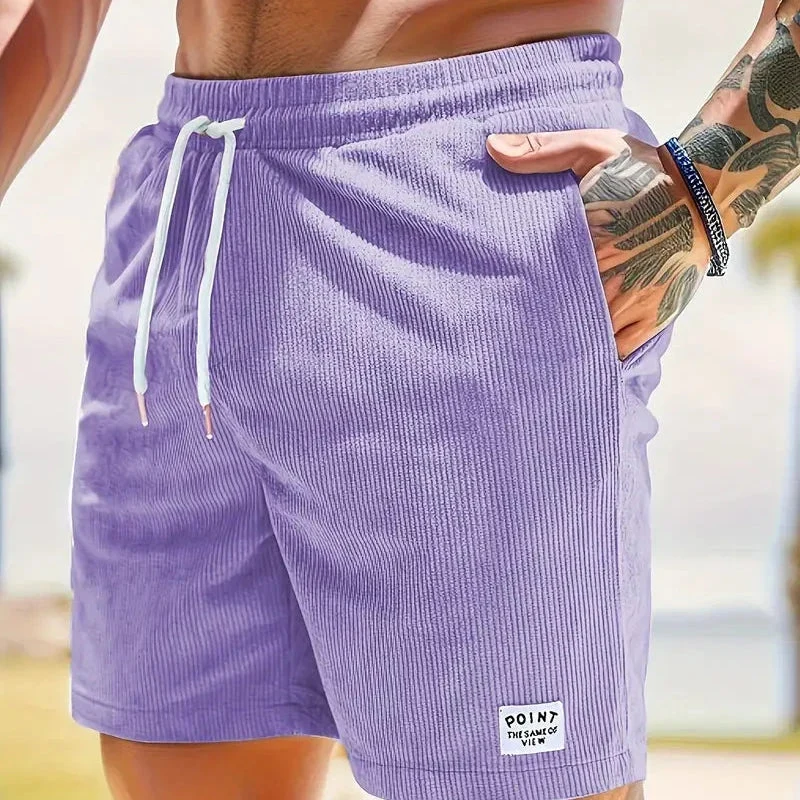 Joshua | Herren Legere strukturierte Shorts