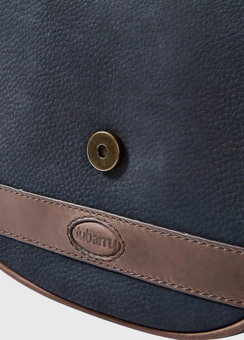 Clara Satteltasche - Navy/Brown