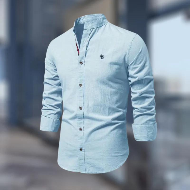 Florian | Herren Casual Stehkragenhemd