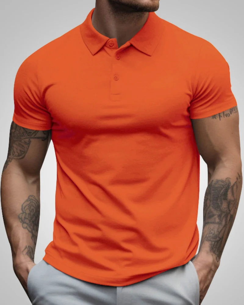 Julian | Herren Slim Fit Kurzarm Poloshirt