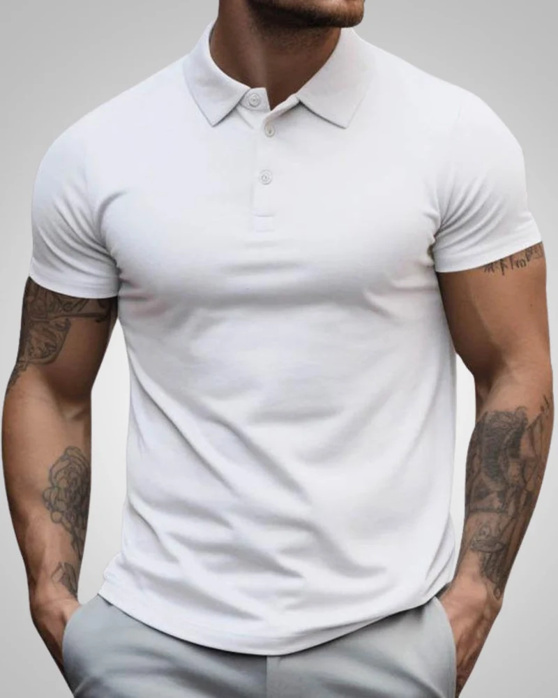 Julian | Herren Slim Fit Kurzarm Poloshirt