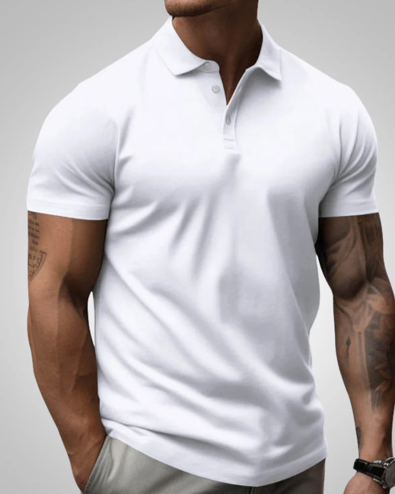 Julian | Herren Slim Fit Kurzarm Poloshirt
