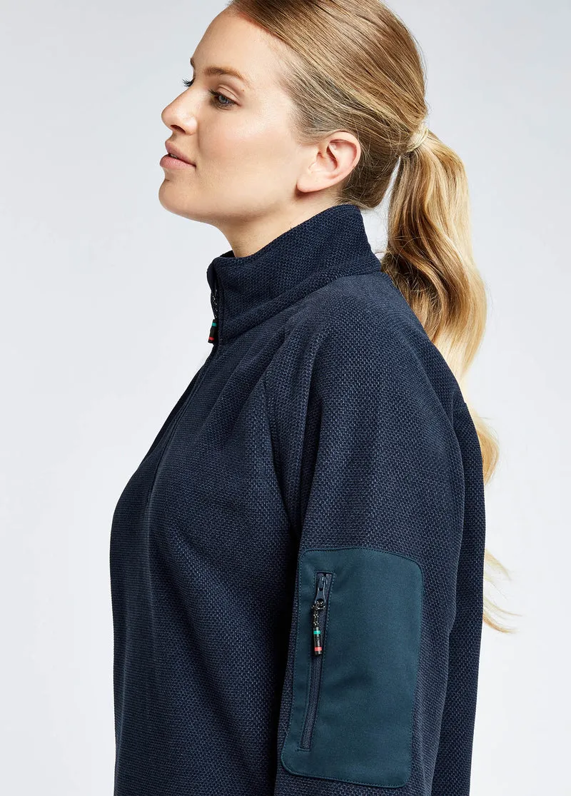 Monaco Damen Fleecepullover - Navy