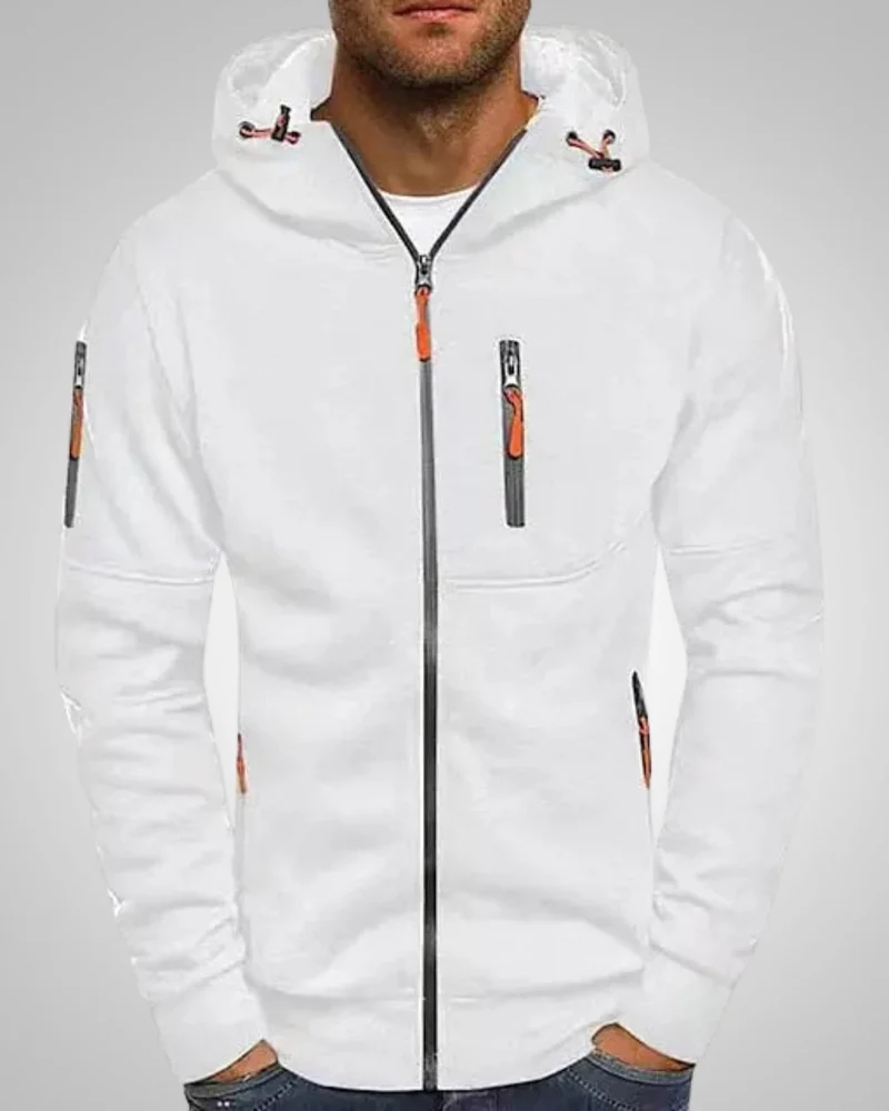 David | Herren Komfort Reißverschluss Hoodie