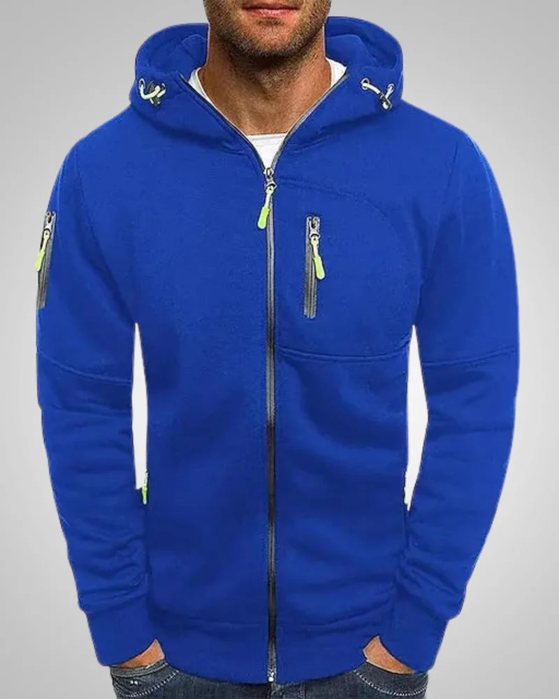 David | Herren Komfort Reißverschluss Hoodie