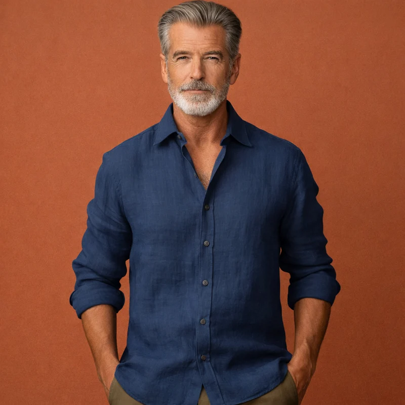 Harry | Herren Leinen Relaxed Fit Hemd