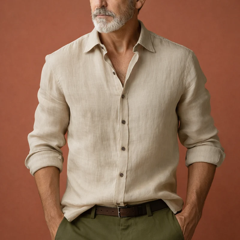 Harry | Herren Leinen Relaxed Fit Hemd