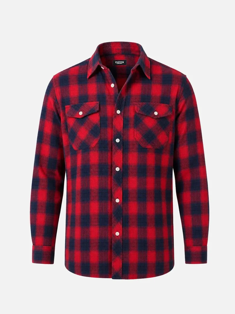 Julian | Herren Flanell Karo Hemd