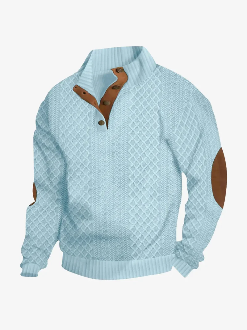 Moritz | Herren Casual Zopfmuster Regular Fit Pullover