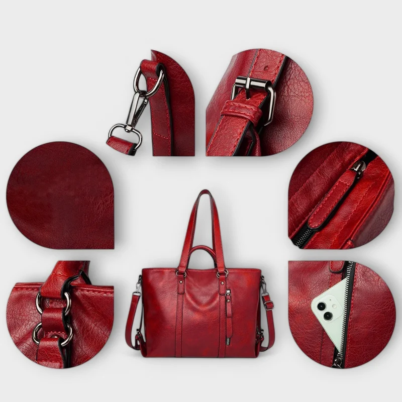 Verena | Damen Komfort Leder Tasche