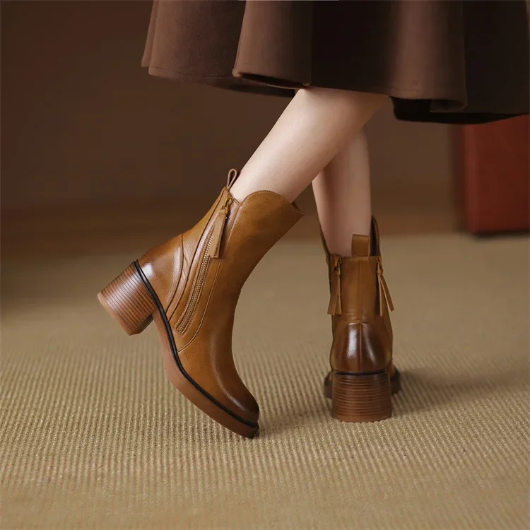Selina | Damen Blockabsatz Stiefeletten