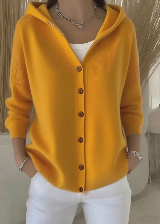 Isabel | Damen Casual Kapuze Strickjacke