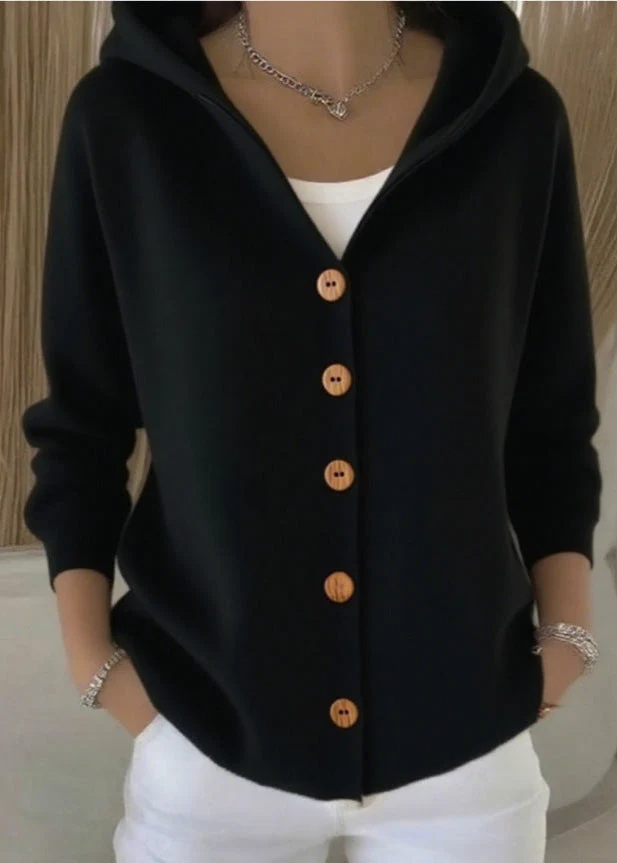 Isabel | Damen Casual Kapuze Strickjacke