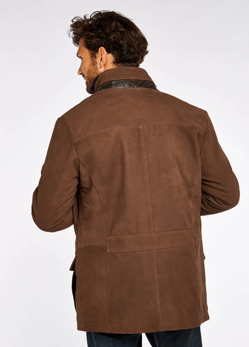 Moore Lederjacke - Walnut