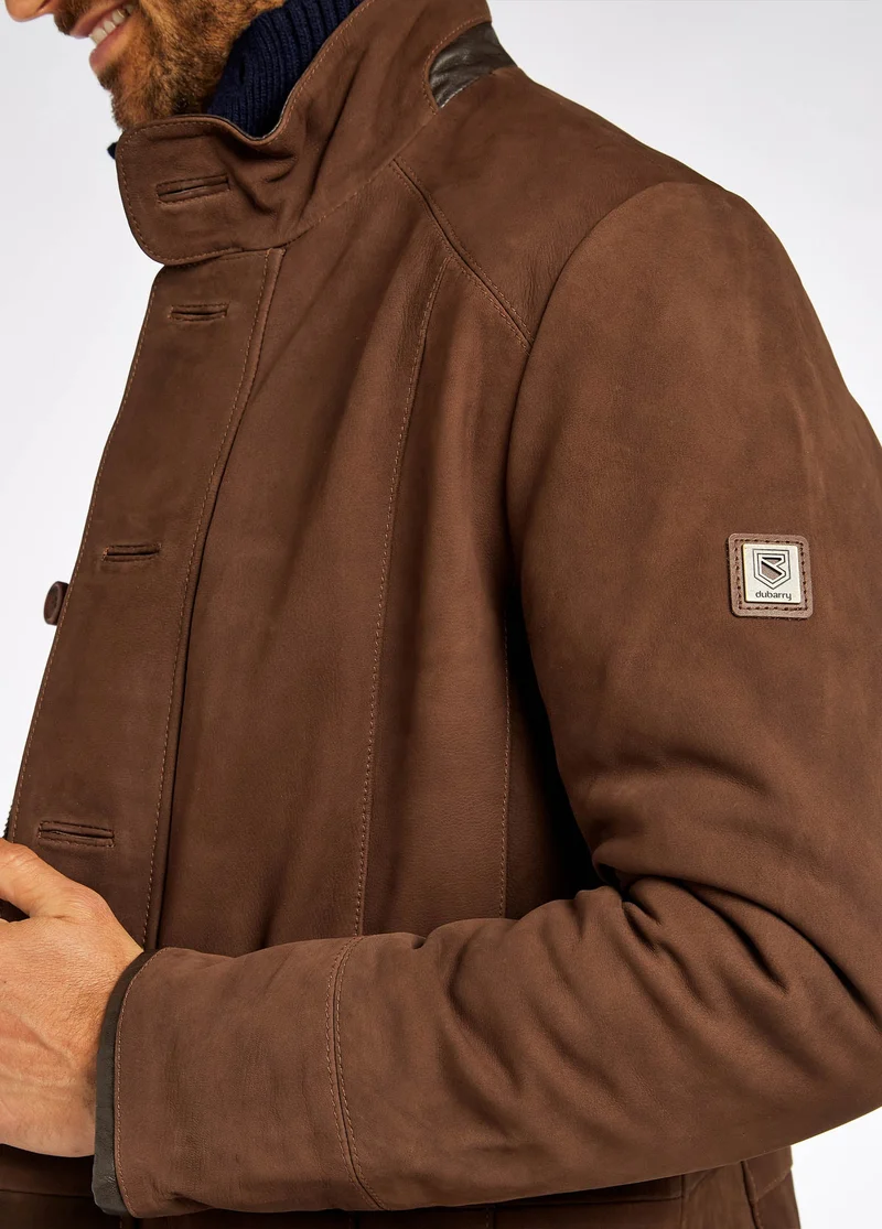 Moore Lederjacke - Walnut
