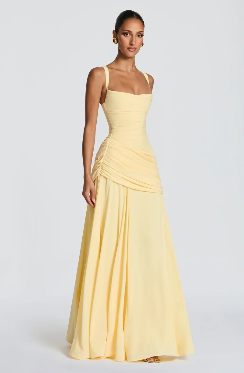 Jael | Damen Elegantes Langes Abendkleid