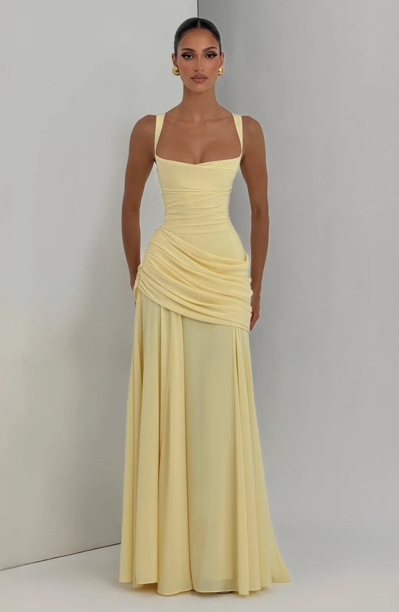 Jael | Damen Elegantes Langes Abendkleid