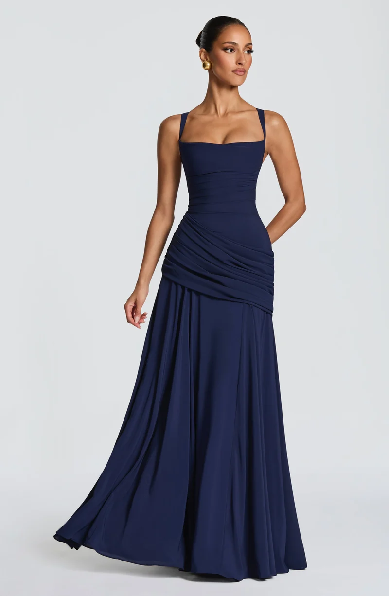 Jael | Damen Elegantes Langes Abendkleid