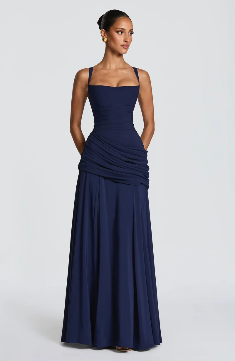 Jael | Damen Elegantes Langes Abendkleid
