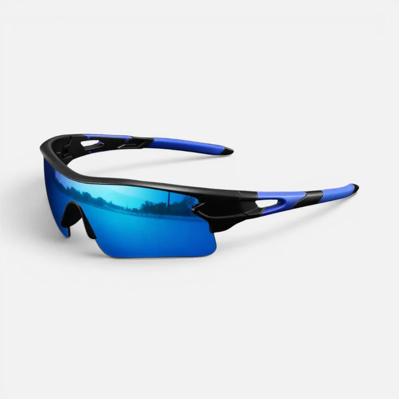 Sportsonnenbrille Verspiegelt Kunststoff Rahmen