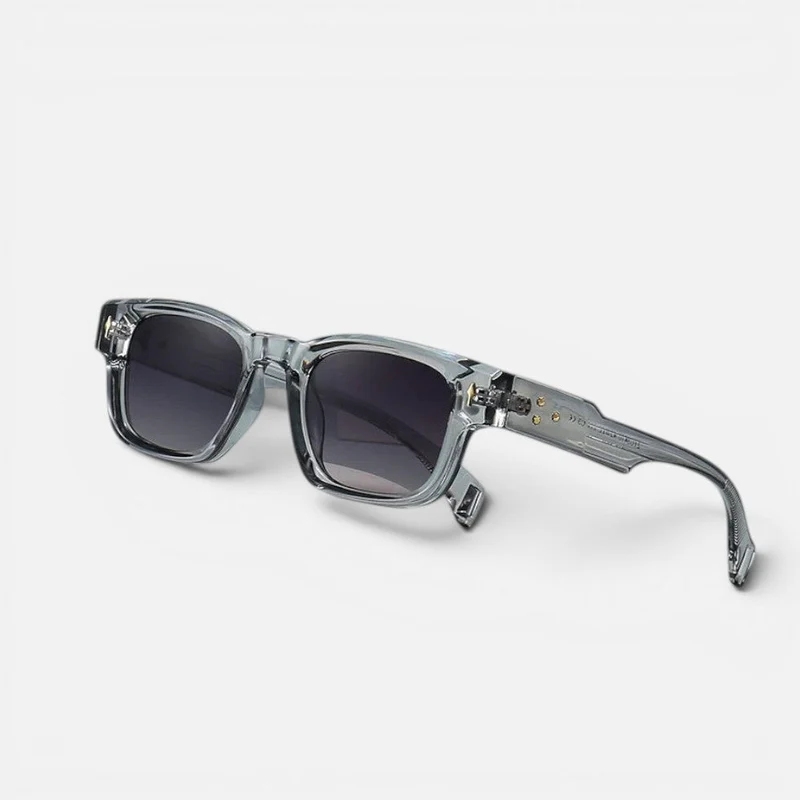 Eckiges Gestell Kunststoff Verlaufsgläser Sonnenbrille