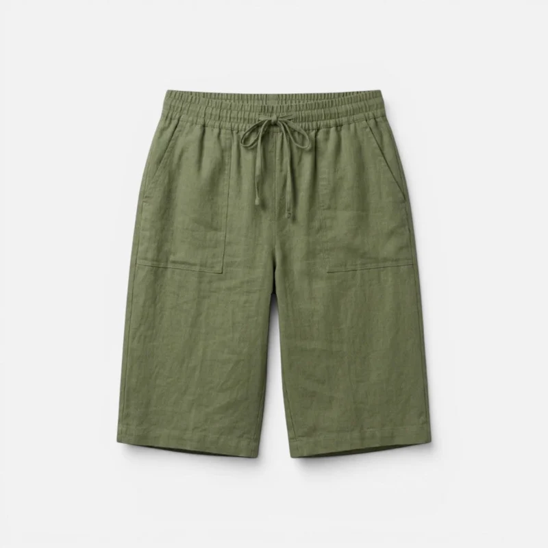 Shorts Locker Geschnitten Mit Taschen Tunnelzug Bund