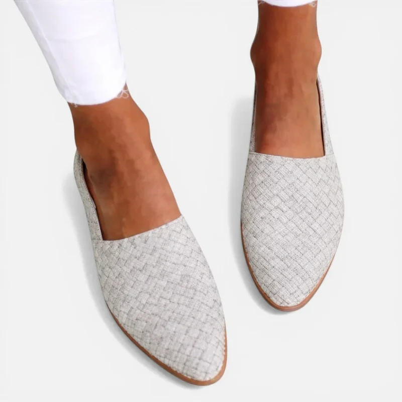 Orthopädische Ballerinas Geflochten Slingback Freizeit Schuhe