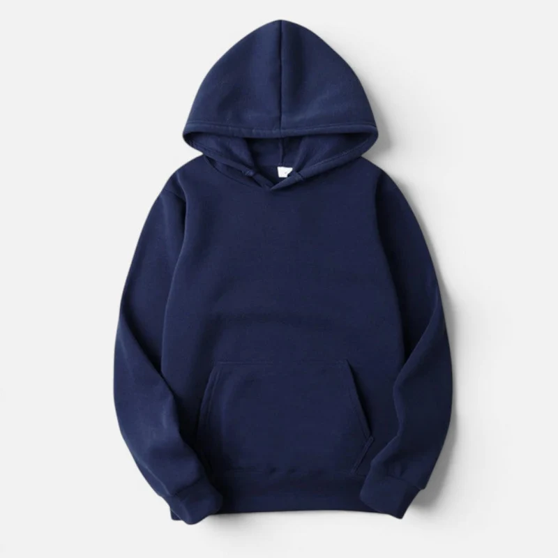 Oversized Hoodie mit Kapuze und Kängurutasche