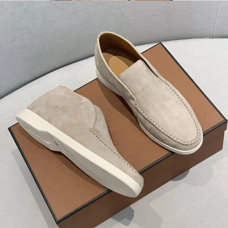 Herren-Slipper aus Wildleder zum Hineinschlüpfen