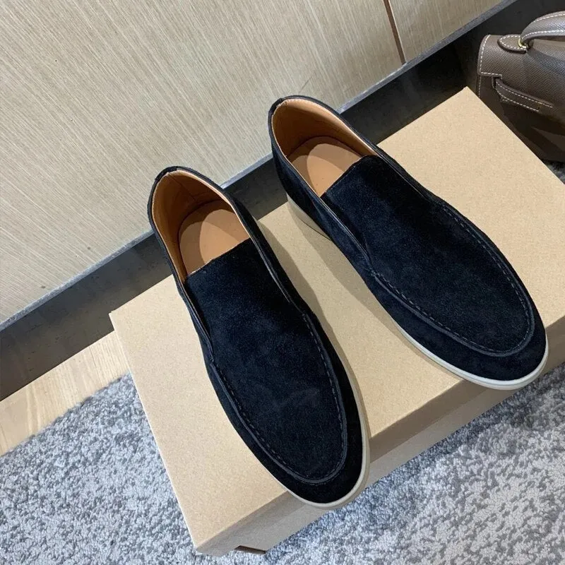 Herren-Slipper aus Wildleder zum Hineinschlüpfen