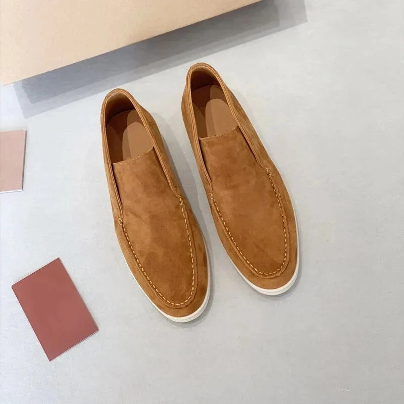 Herren-Slipper aus Wildleder zum Hineinschlüpfen