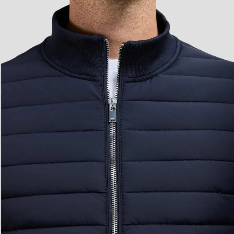 Steppjacke für Herren mit Strickärmeln