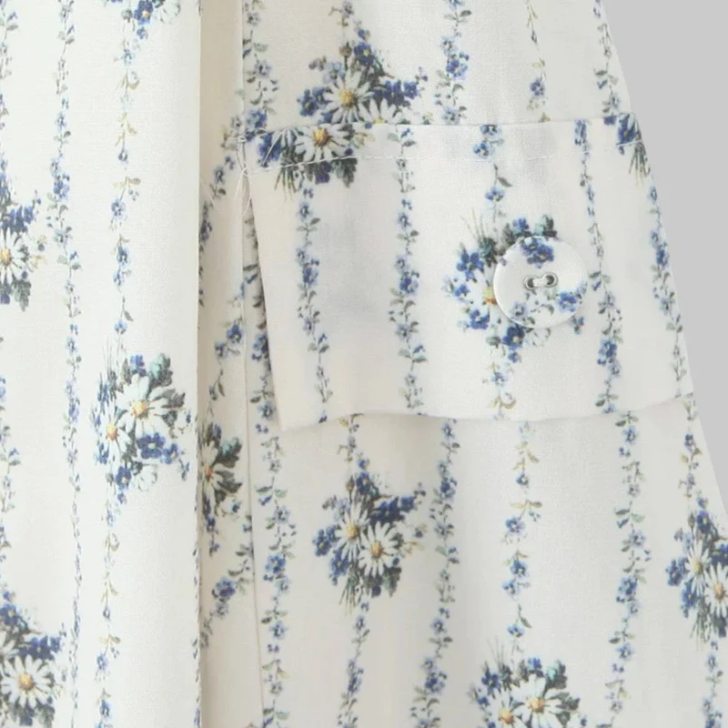 Midikleid mit Neckholder und Blumenmuster