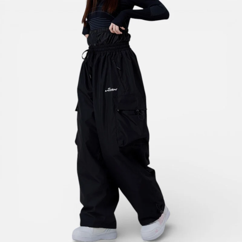 Damen Skihose mit weitem Schnitt und Taschen