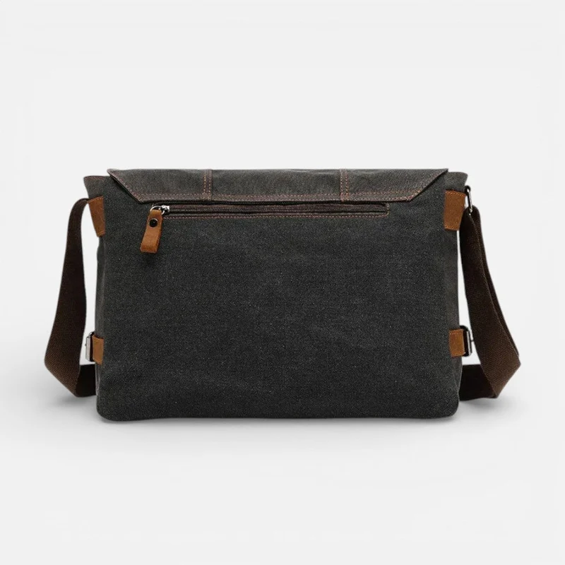 Umhängetasche mit Überschlag und Laptopfach