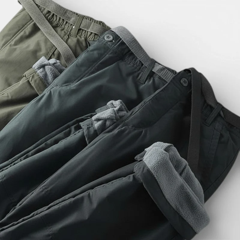 Herren Sporthose mit Fleecefutter und Seitentaschen