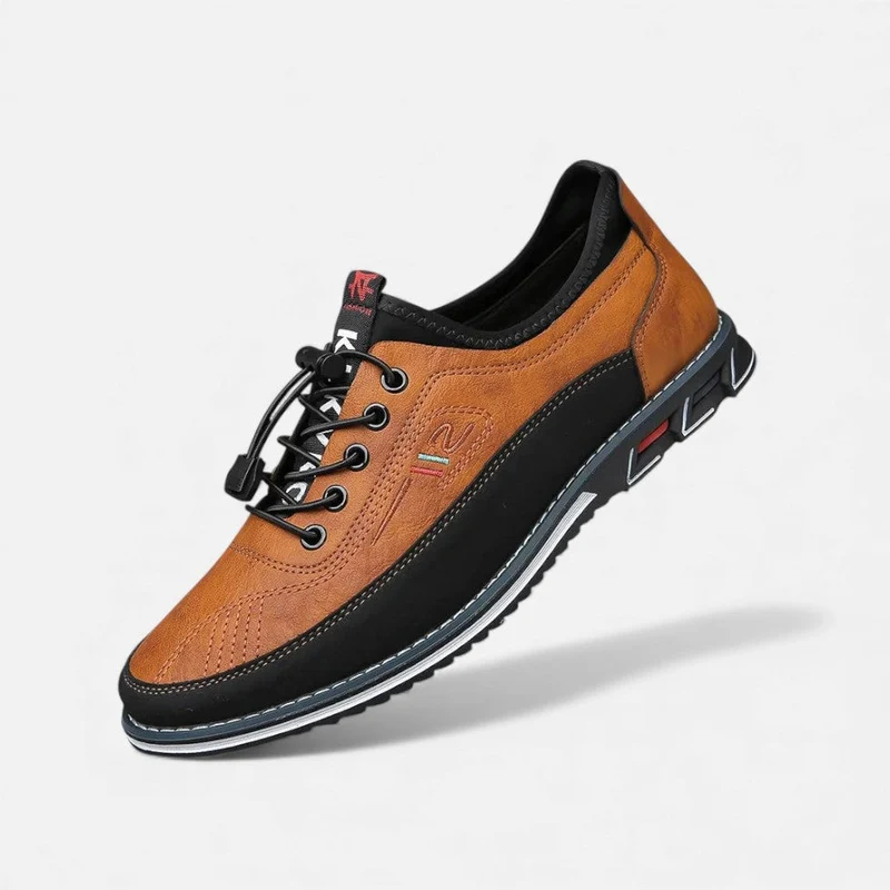 Herren Freizeitschuhe mit Schnürung und strukturierter Sohle
