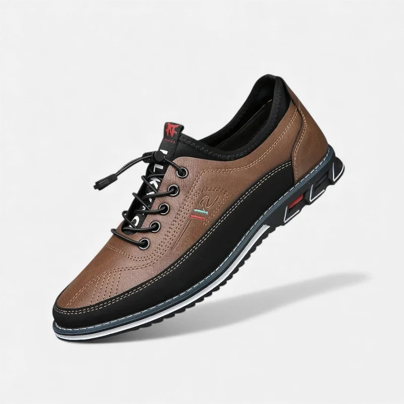 Herren Freizeitschuhe mit Schnürung und strukturierter Sohle