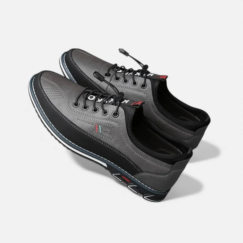 Herren Freizeitschuhe mit Schnürung und strukturierter Sohle