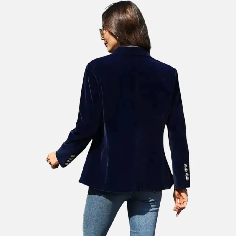Eleganter Damenblazer aus weichem Samt