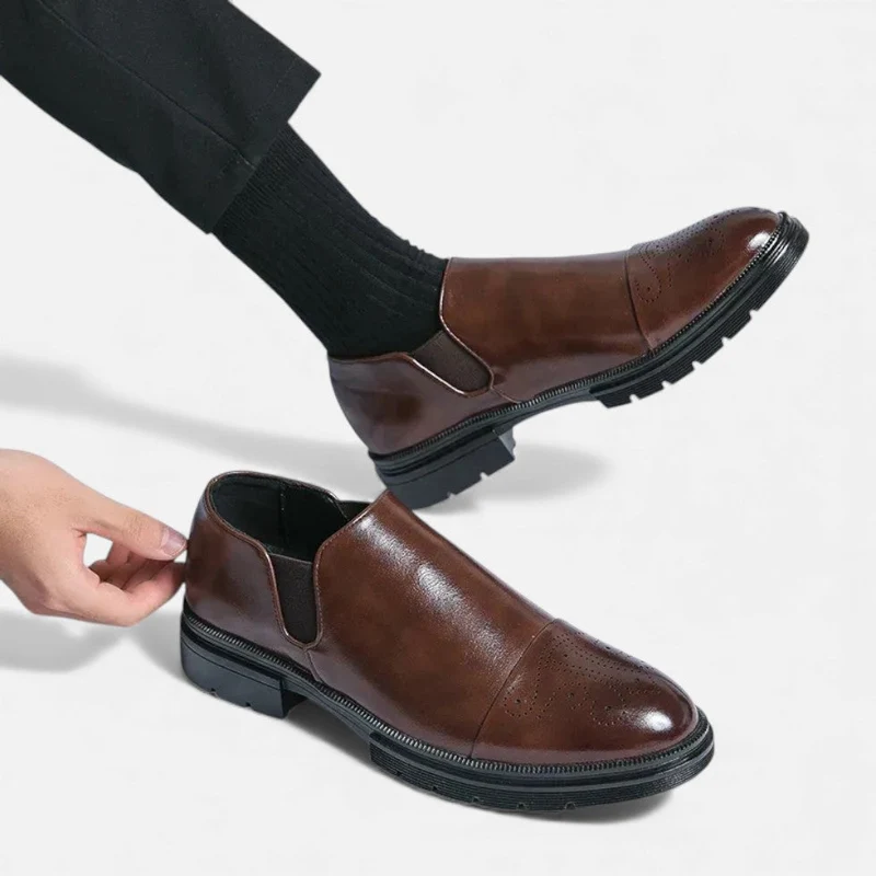 Elegante Slip On Lederschuhe für Herren